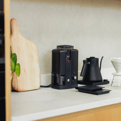 The Wilfa Svart Coffee Grinder is a versatile, conical burr grinder designed for home brewing with consistent grind quality.